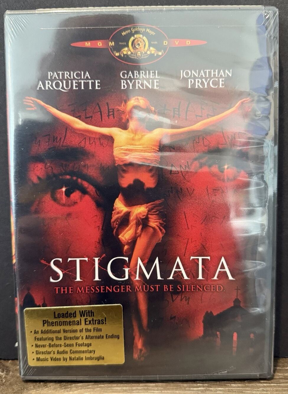Stigmata Patricia Arquette Gabriel Byrne (DVD, 2000) Brand New Factory Sealed